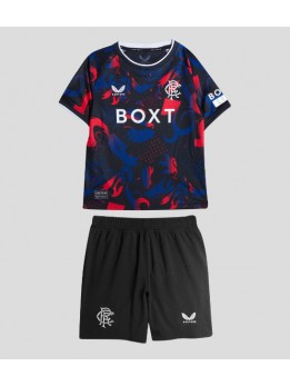 Rangers Ausweichtrikot für Kinder 2024-25 Kurzarm (+ Kurze Hosen)